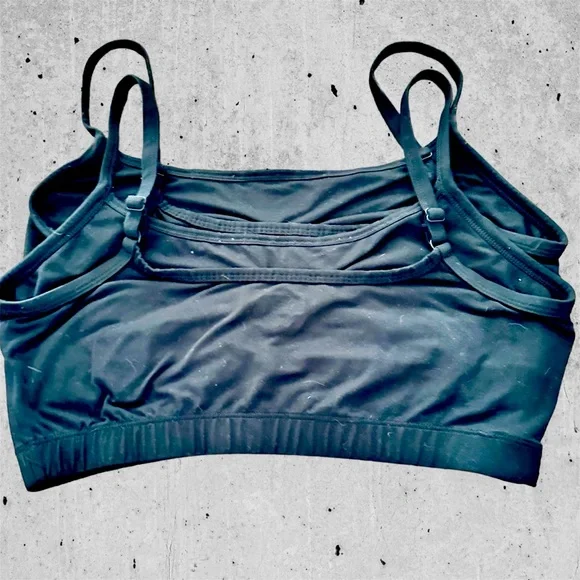 EUC! 32 DEGREES 2 PACK WOMEN’S BLACK COOL BRALETTE - Picture 5 of 6